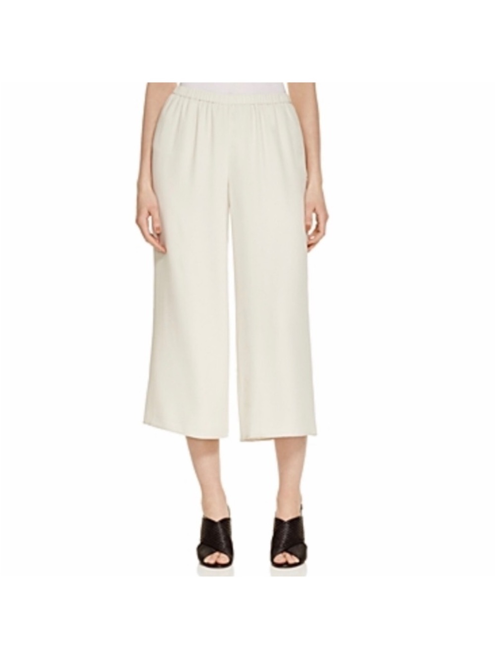 Eileen Fisher Icon Silk Wide Leg Pants Size XS